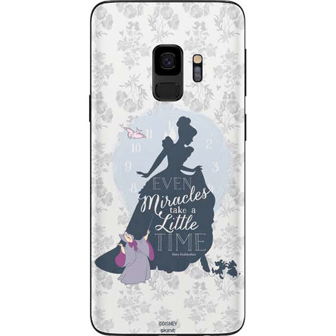 Disney Cinderella Miracles Take Time Silhouette Galaxy S9 Skin